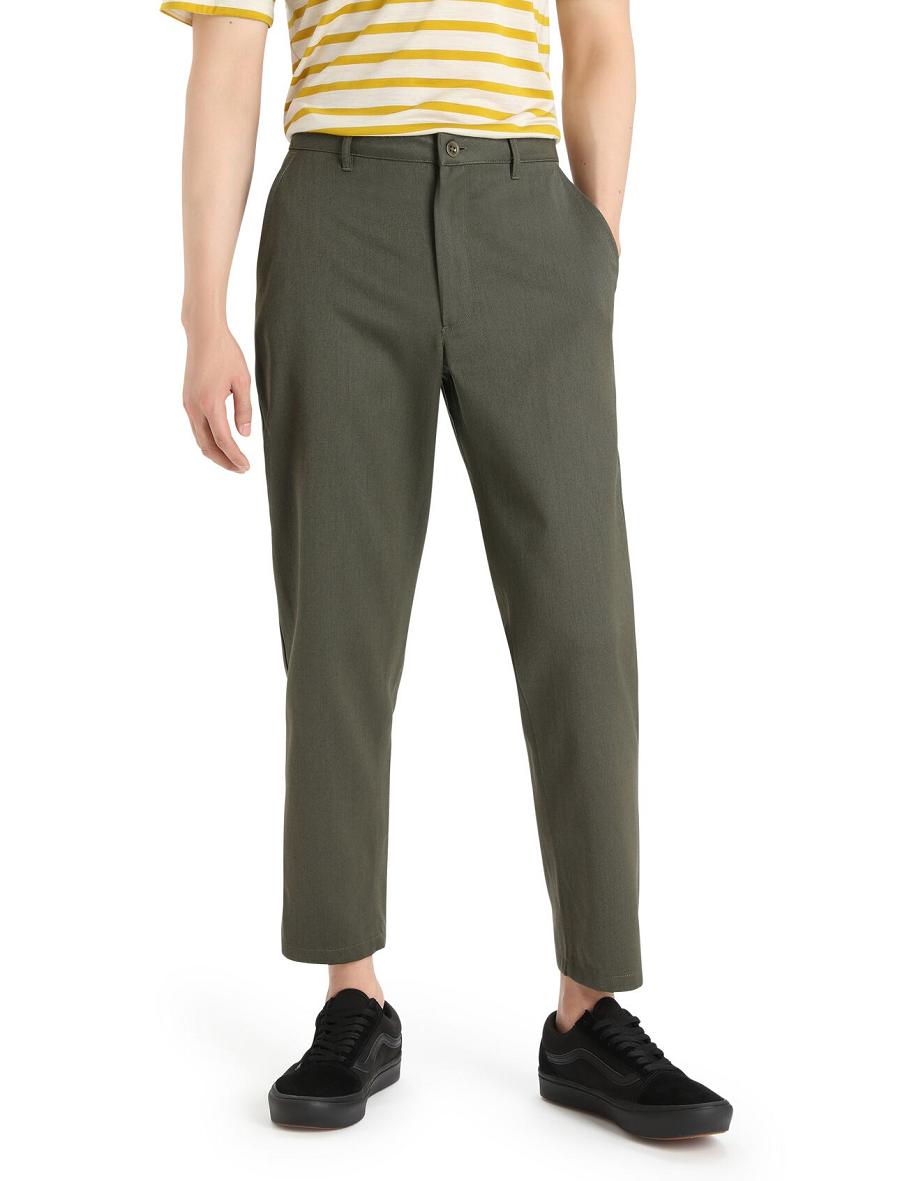 Pantalon Icebreaker Merino Berlin Homme Vert Olive | FR 1116KORI